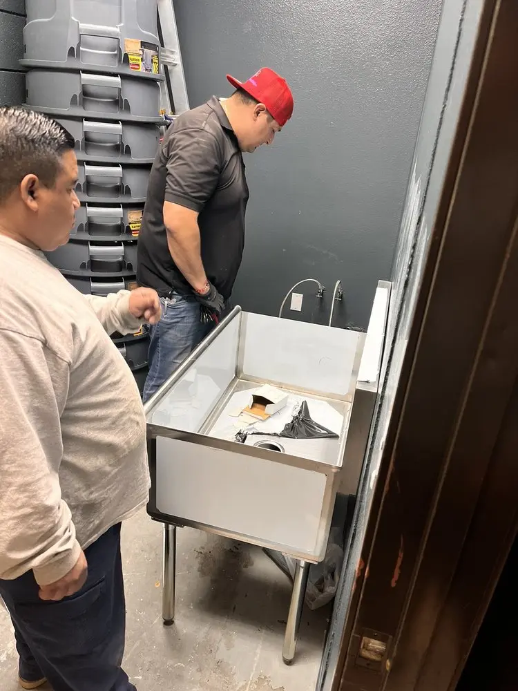 Commercial plumbing and sink installation in Saint Leo